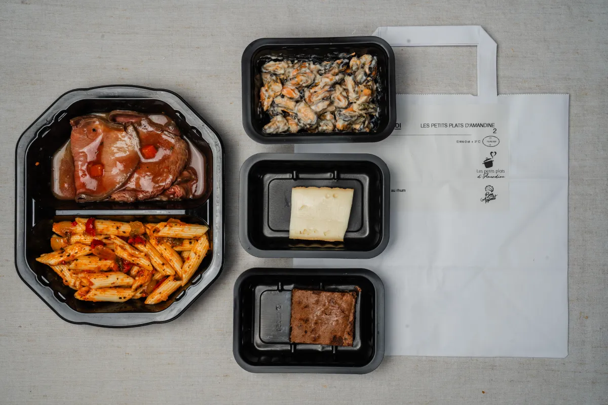 Portage de repas pour des personnes âgées à Caen et Bayeux - Menu Équilibré